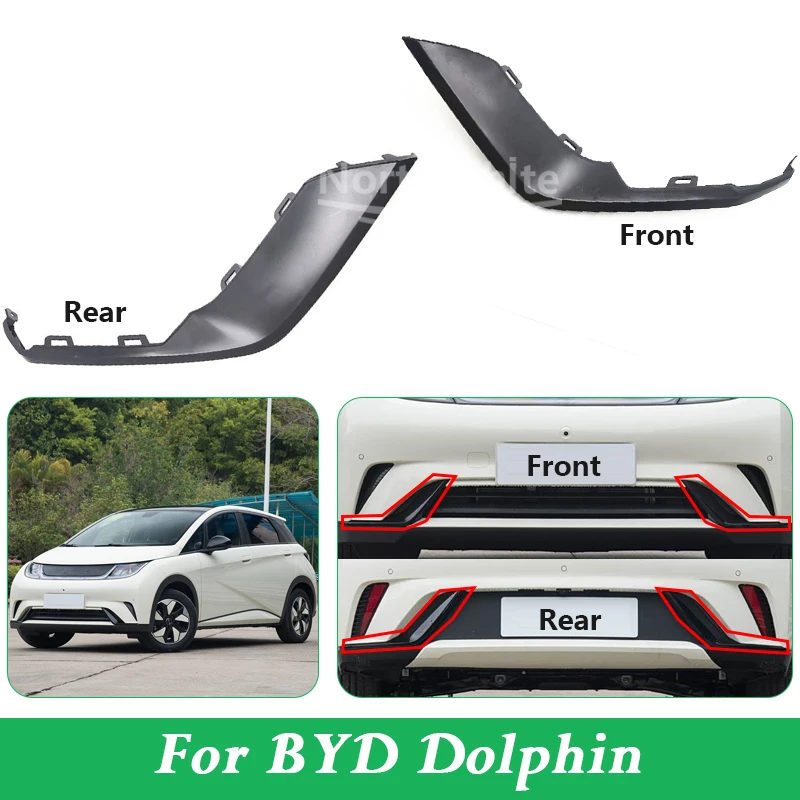 

Front Rear Bumper Bright Strips For BYD Dolphin Front Or Rear Bumper Lower Trim Strip EM2E-2803123 EM2E-2804116