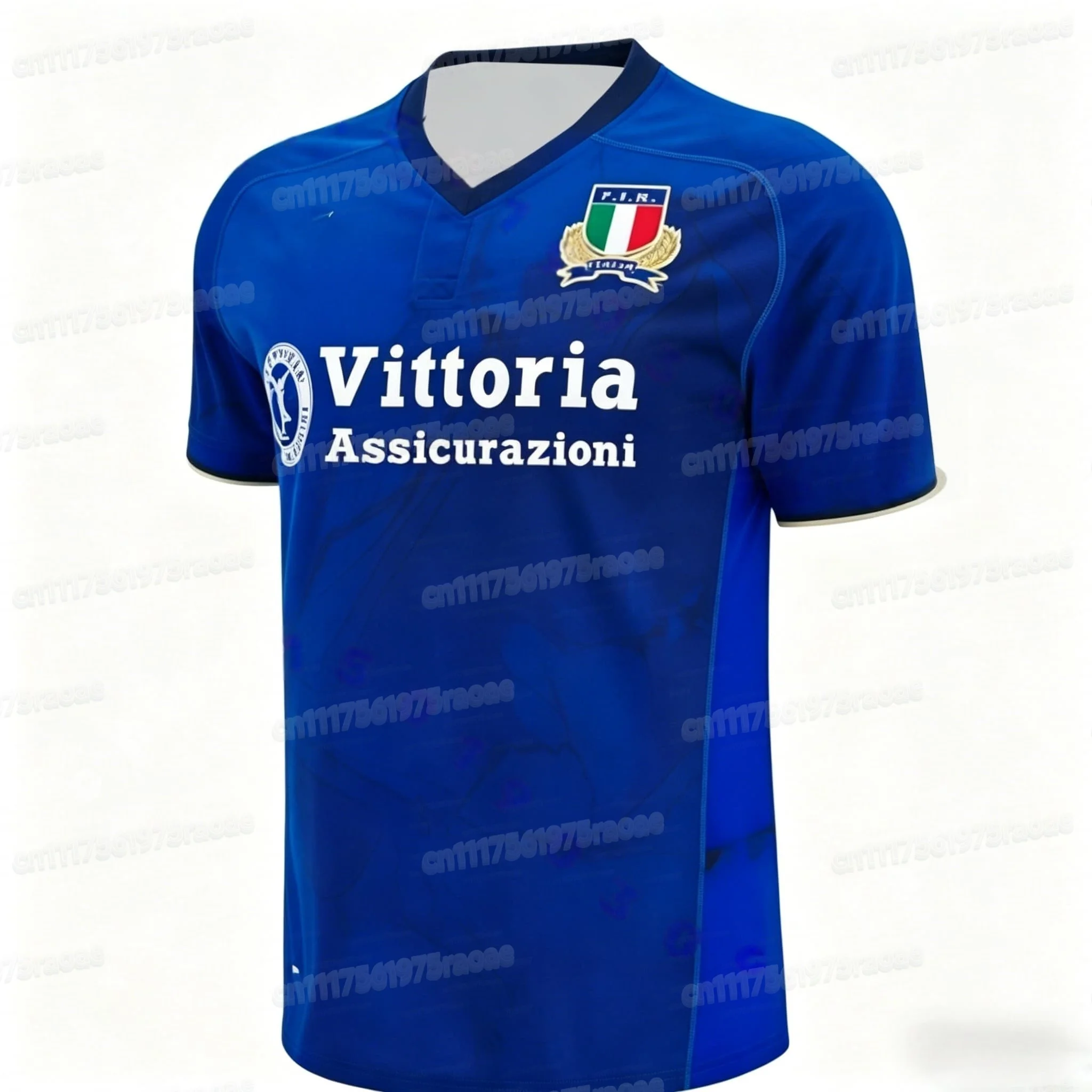 Italienisches Rugby-Trikot T-Shirt Fitness Sport Freizeitkleidung Atmungsaktive Schnelltrocknende Oberteile T-Shirts Sportbekleidung Familienoutfit – Detail 7