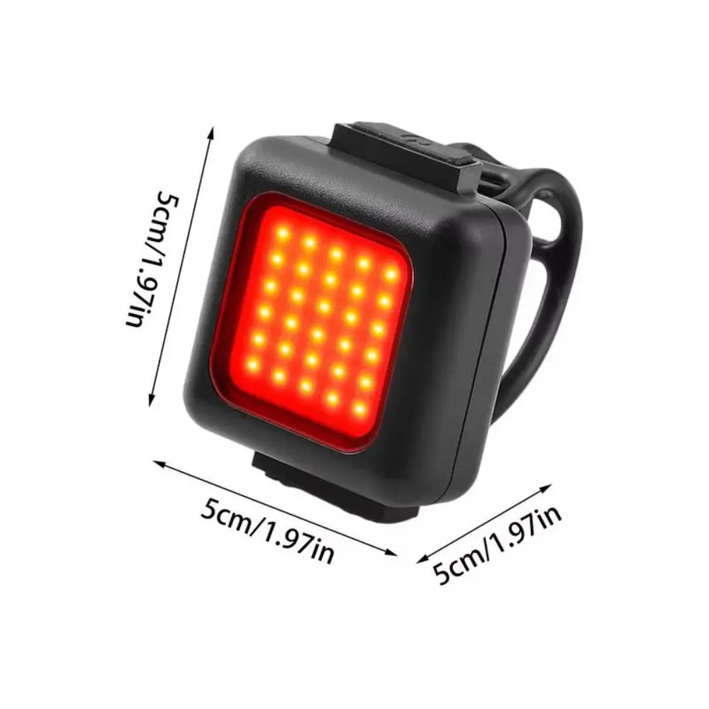 2pcs USB Rechargeable Mountain Bike Light Super Bright Waterproof Bicycle Light Combination Light Lamp Bead Easy Mount