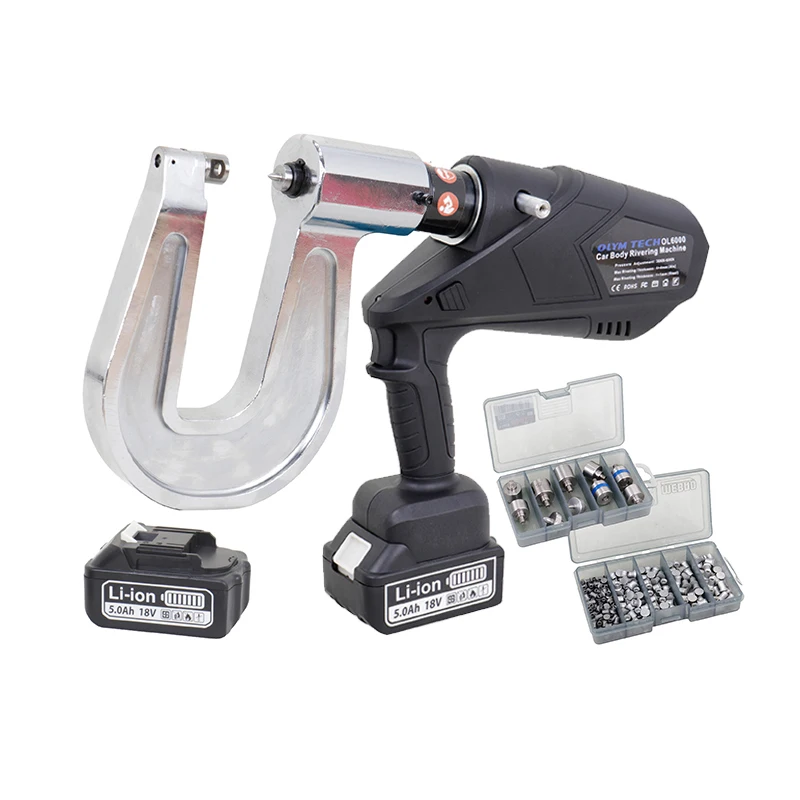 

Battery SPR Riveter Aluminum Car Body Repair Self Piercing Rivet Gun Riveting Tools