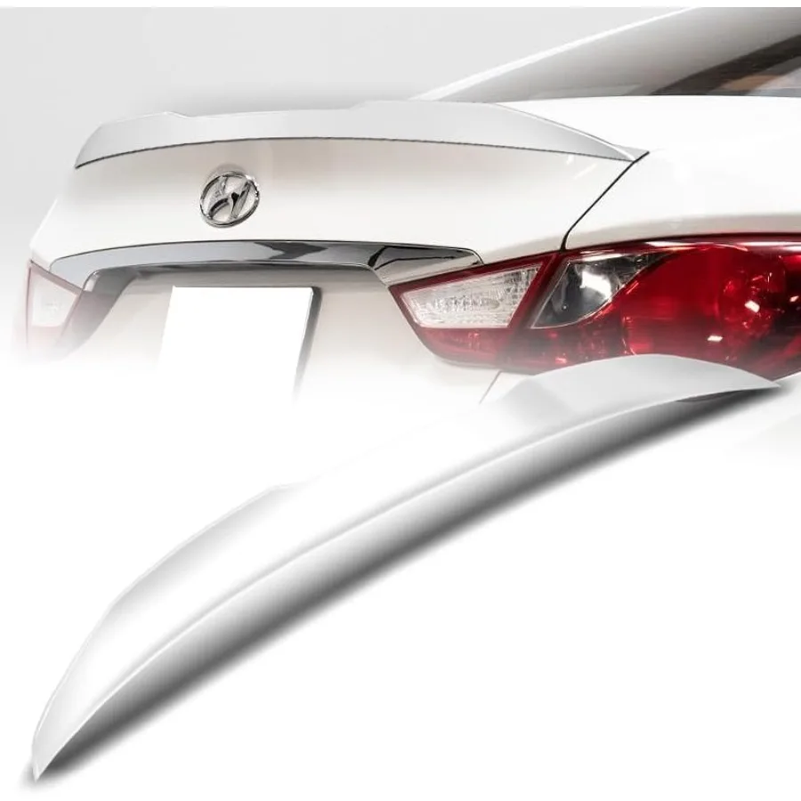 

STAY TUNED ABS Material VStyle Rear Trunk Lid Spoiler Wing for 20112014 Sonata Automotive Exterior Body Kit Accessory with Pea