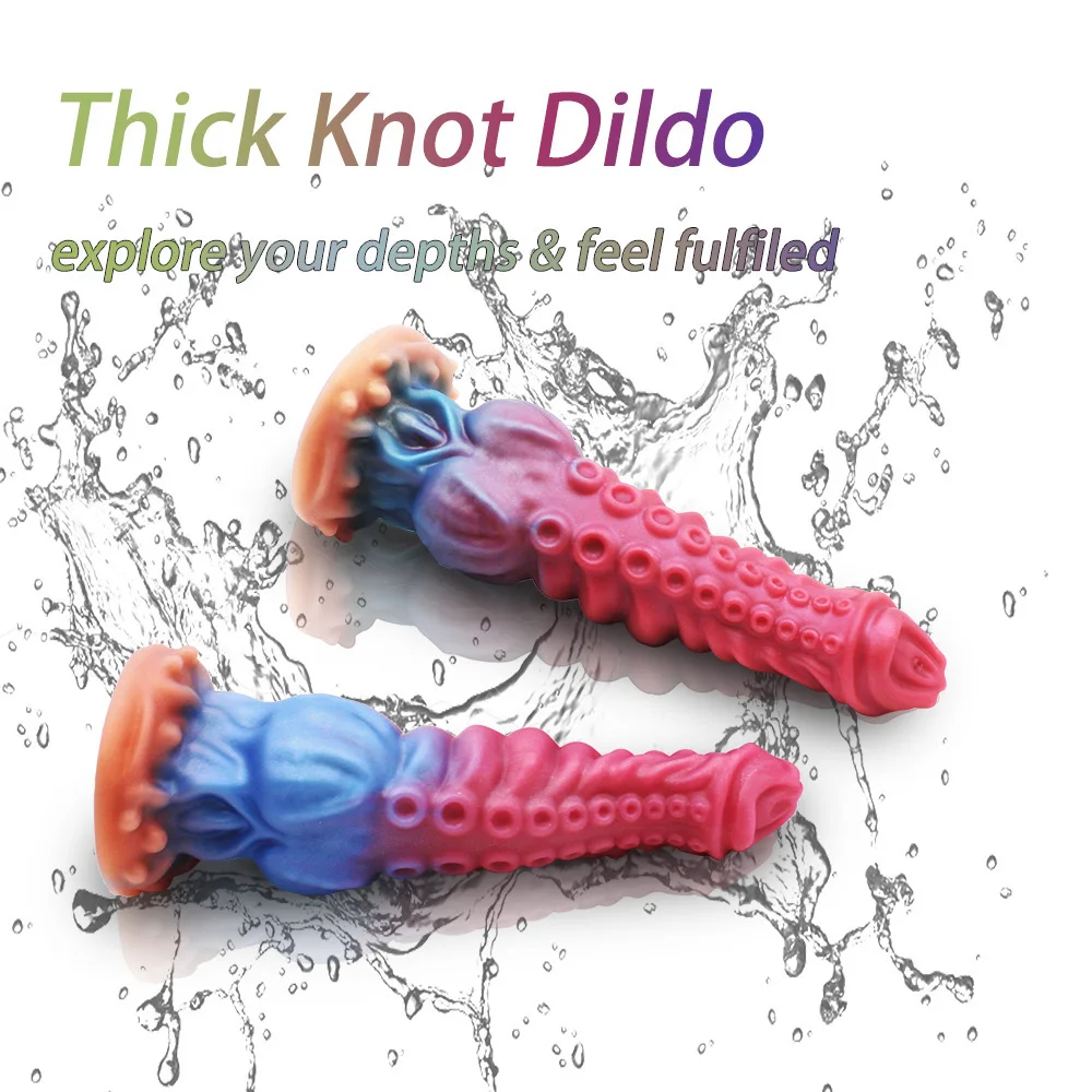 Realistic Silicone Tentacle Dildo With Strong Suction Cup Monster Thick Knot Dildos For Adults Fantasy Sex Toys For Men Women - Image 5