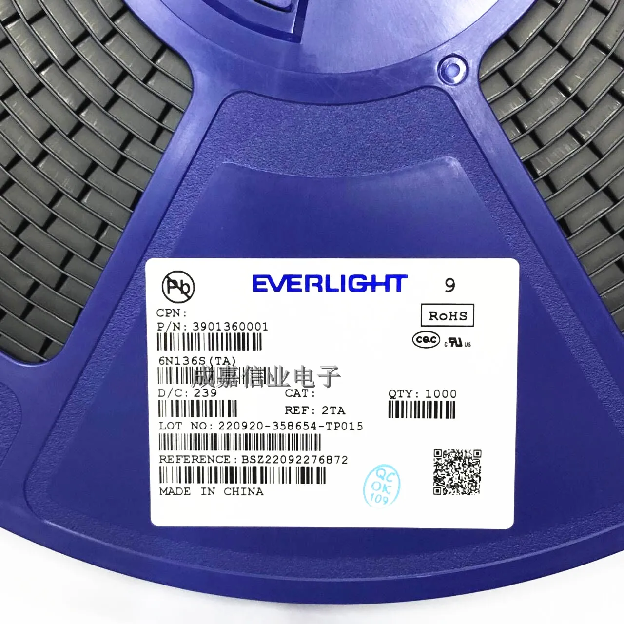 10pcs/Lot 6N136S(TA) SOP-8 EL6N136 8 PIN DIP HIGH SPEED 1Mbit/s TRANSISTOR PHOTOCOUPLER Operation Temperature:-55℃~+100℃