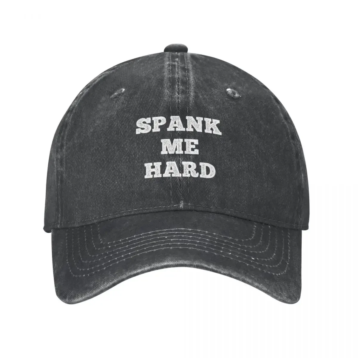 Spank Me Hard Funny Submissive Spanking Humor Cowboy Hat fashionable Custom Cap Golf Ball Cap Hats For Men Women's