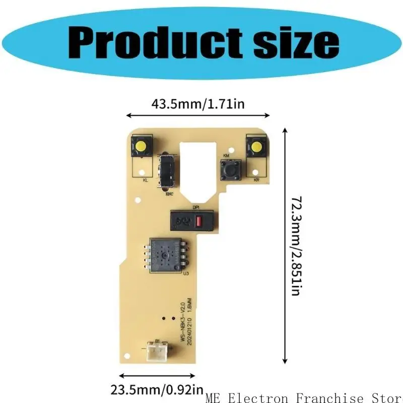 T5EA 3D 인쇄 무선 마우스 부품 인체 공학적 무선 마우스 구성 요소 3D 인쇄 실험실 액세서리 용 무선 마우스
