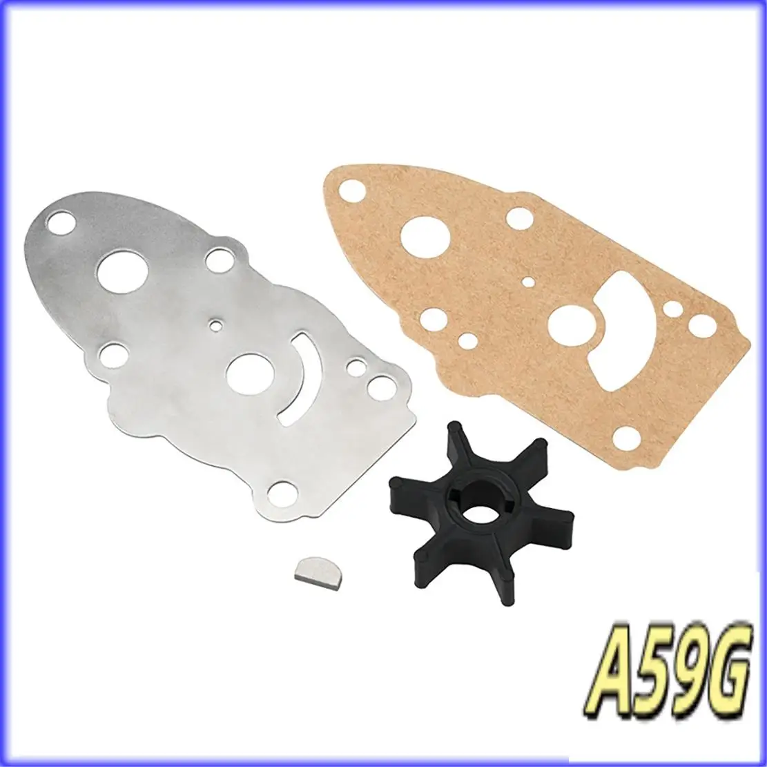 

G9-17400-98551 Ремкомплект крыльчатки водяного насоса, подходящий для подвесных двигателей Suzuki, 2-тактный, 6 л.с., 8 л.с.