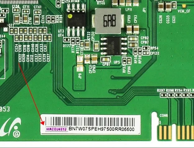 Original T-con MACDJ4E12 E88411 Logic Board is for 58R6E 58G1910FH03370 58Q7330U 58PU55STC-SM PTV58F80SNS 58H65550E 58H6550E TV