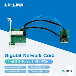 LR-LINK 2204PF-SFP Mini Pci-Express Gigabit Ethernet Sfp Netwerkkaart Controller Nic Server Adapter Intel I210