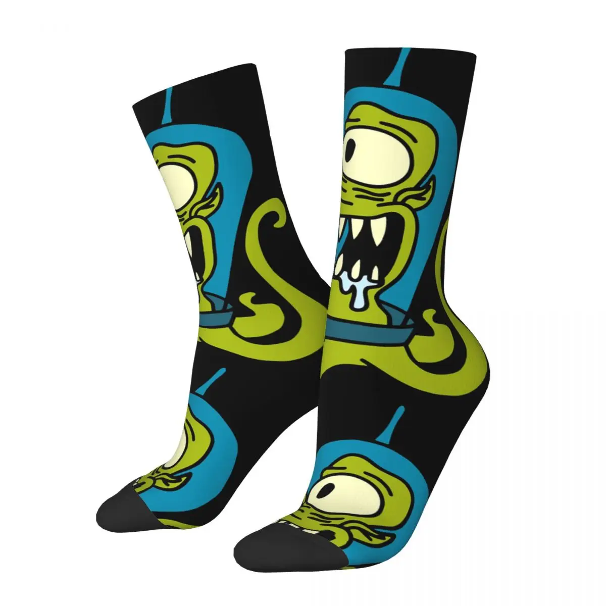 Happy Funny Monster Men's Socks Vintage Harajuku F-Futurama Street Style Novelty Casual Crew Crazy Sock Gift Printed