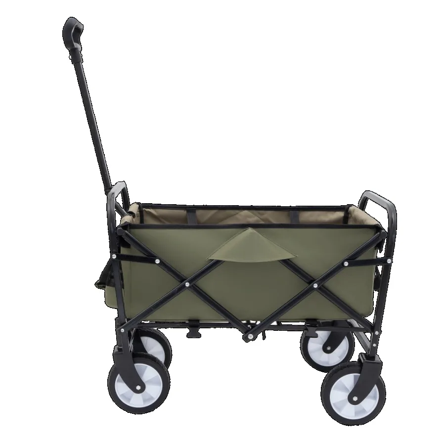 عربة عربة قابلة للطي مع نظام الربط عربة الشاطئ عربة المرافق عربة المرافق عربة البقالة للتخييم والتسوق #4