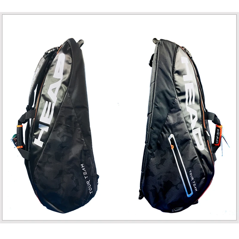 9 Pack TOUR TEAM HEAD Tennis Bag Large Capacity Portable Outdoor Tenis Squash Racket Backpack Djokovic Limited Edition Tenis Bag