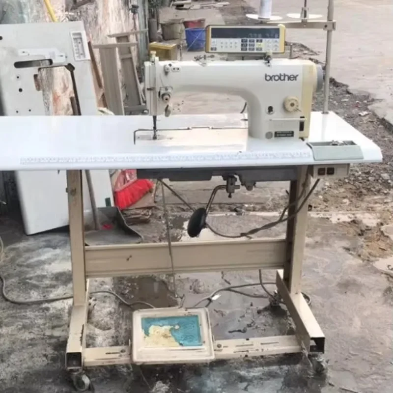 Used brother 7200C Single direct drive industrial lockstitch sewing machine with thread trimmer