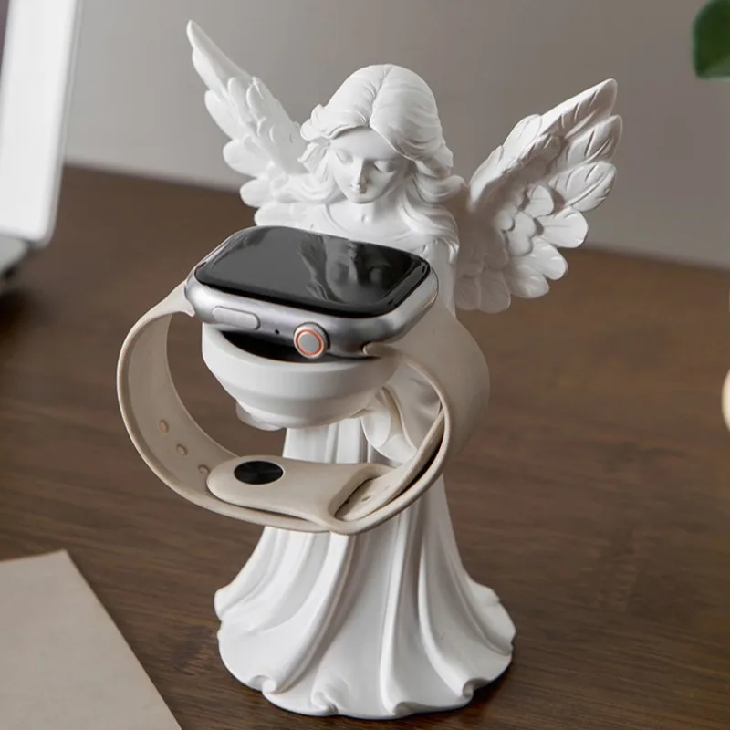 Angel Shaped Watches Charging Stand for Apple Watch Wireless Smart Watches Charging Stands for Huawei Watch Creative Rack