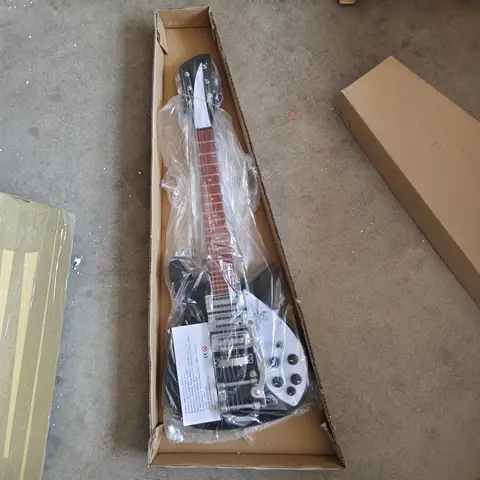 Rickenbacker 325 일렉트릭 기타, 트레몰로스 시스템 브릿지 포함, 블랙 컬러 하이 퀄리티 기타, 무료 배송