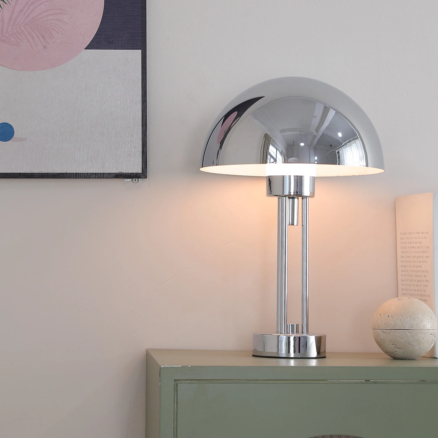 Simple Bedroom Bedside Mushroom Table Lamp Creative Living Room Light Luxury Decorative Table Lamps