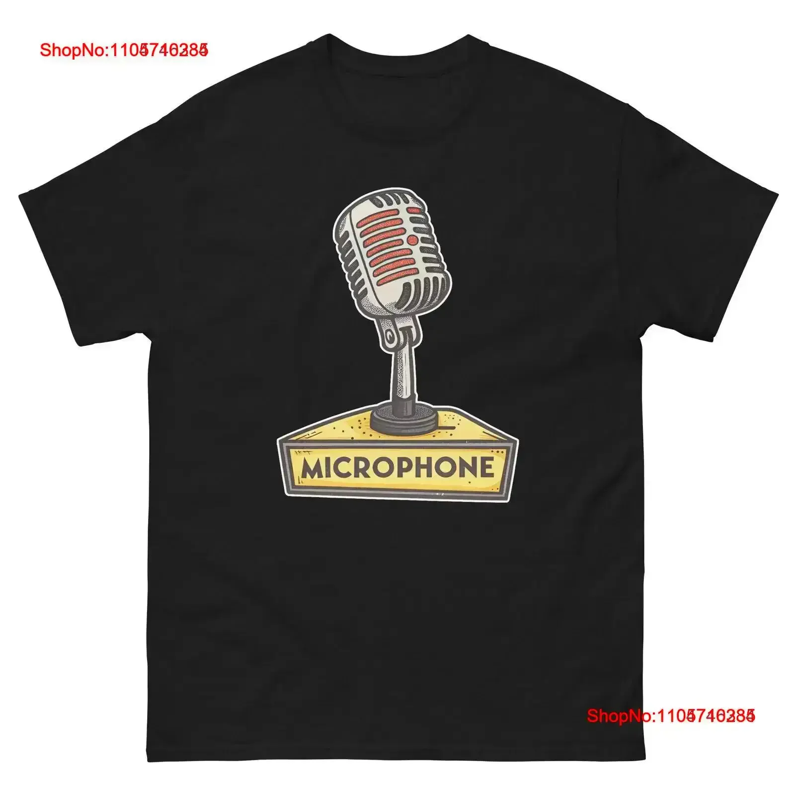 Microphones Party Supplies Items Birthday Event T Shirt vintage Washed Top For Everyday Wear Stretched Casual homme streetwear