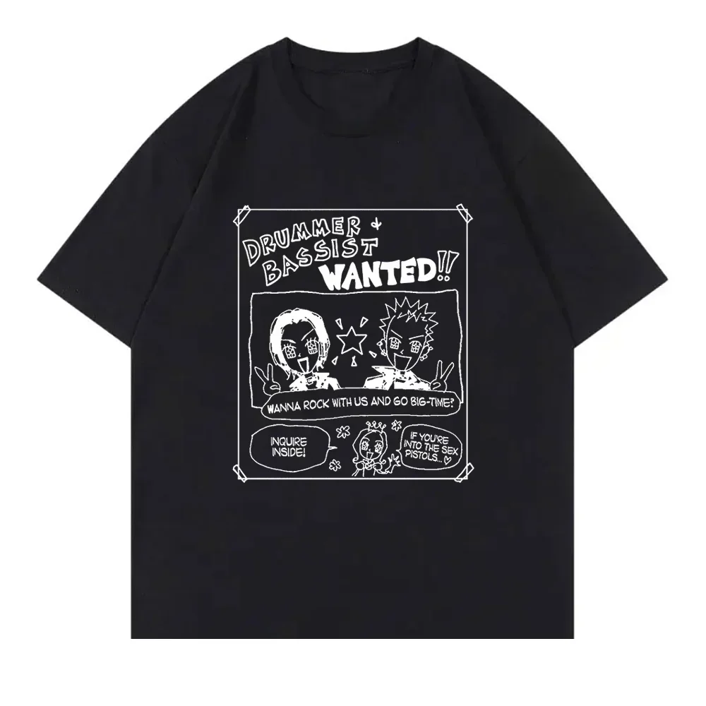 

Nana Anime Black Stones TShirt Funny Clothing Harajuku Tops Casual TShirts Graphic Clothes graphic t shirts