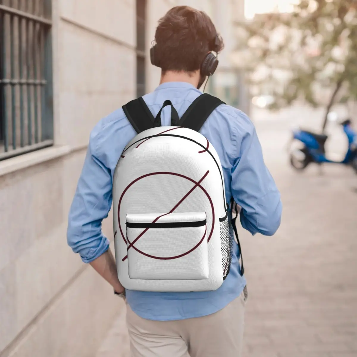 Milk Outside A Bag Of Milk Backpack Student BookBag Children School Bag Laptop Shoulder Bags for Men Women