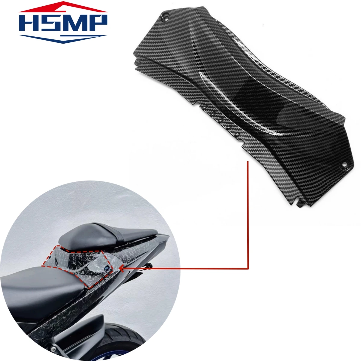 

for YAMAHA YZF-R3 R25 r3 r25 2014-2020 motorcycle accessories rear tail seat cover middle fairing ABS carbon fiber