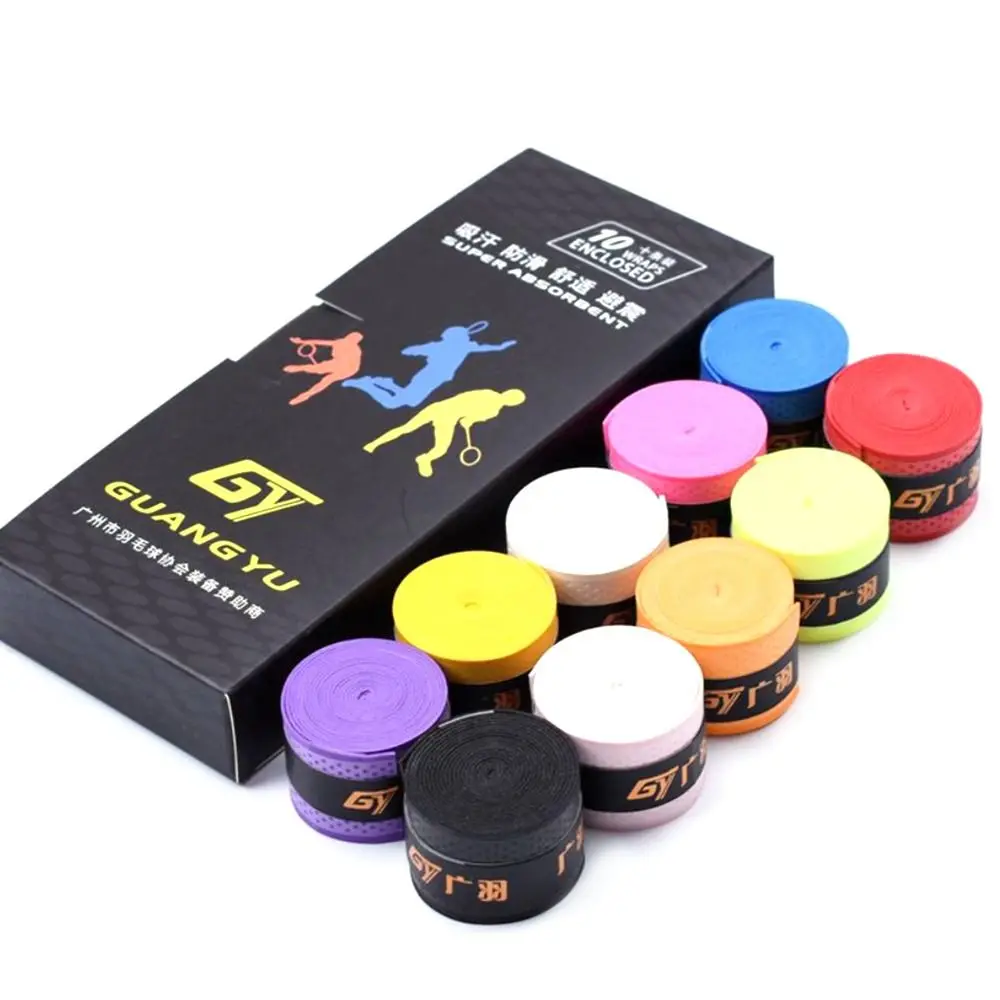 

Градиентная цветная лента для обмотки рукоятки ракетки (для рыбалки, бадминтона), утолщенная, противоскользящая, для фиксации, овергрип для бадминтона