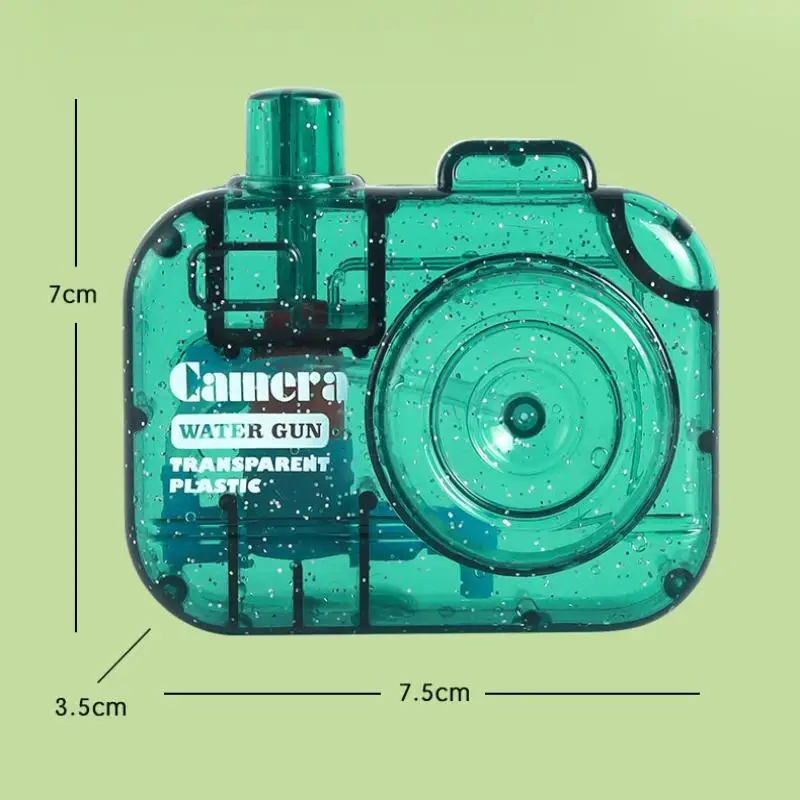 Pistola ad acqua Giocattoli estivi per bambini Giocattoli per fotocamera Pistola ad acqua per cartoni animati Gioco all'aperto Giocattoli estivi Giocattoli per feste sportive Regali