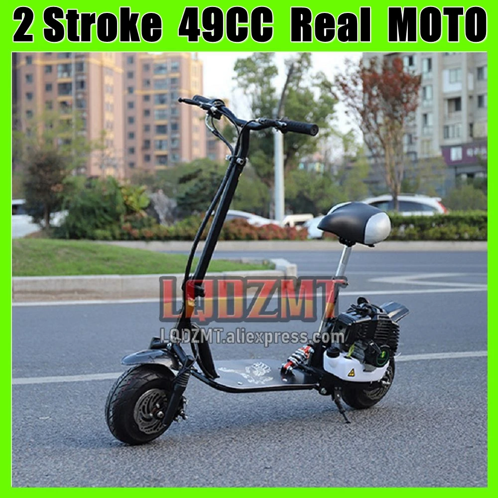 Adult Gasoline Scooter 49CC 2Stroke Outdoor Sports Racing Game Gas MOTO Trail-bike Trail bike Crosscountry Scrambling Motorcycle