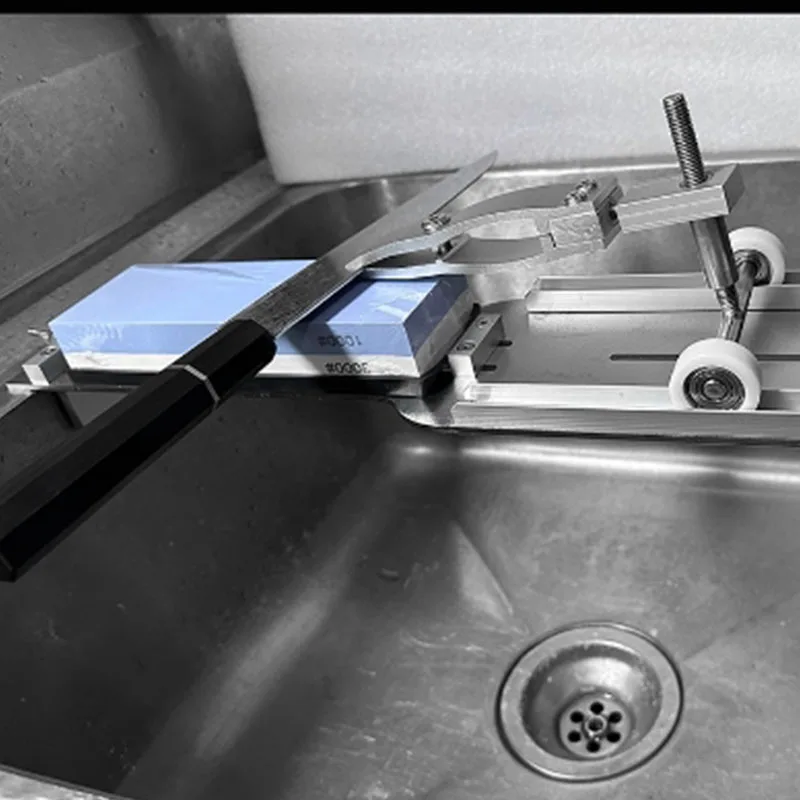 Fixed angle sharpening kitchen knives, sharpening tools, other cutting tools