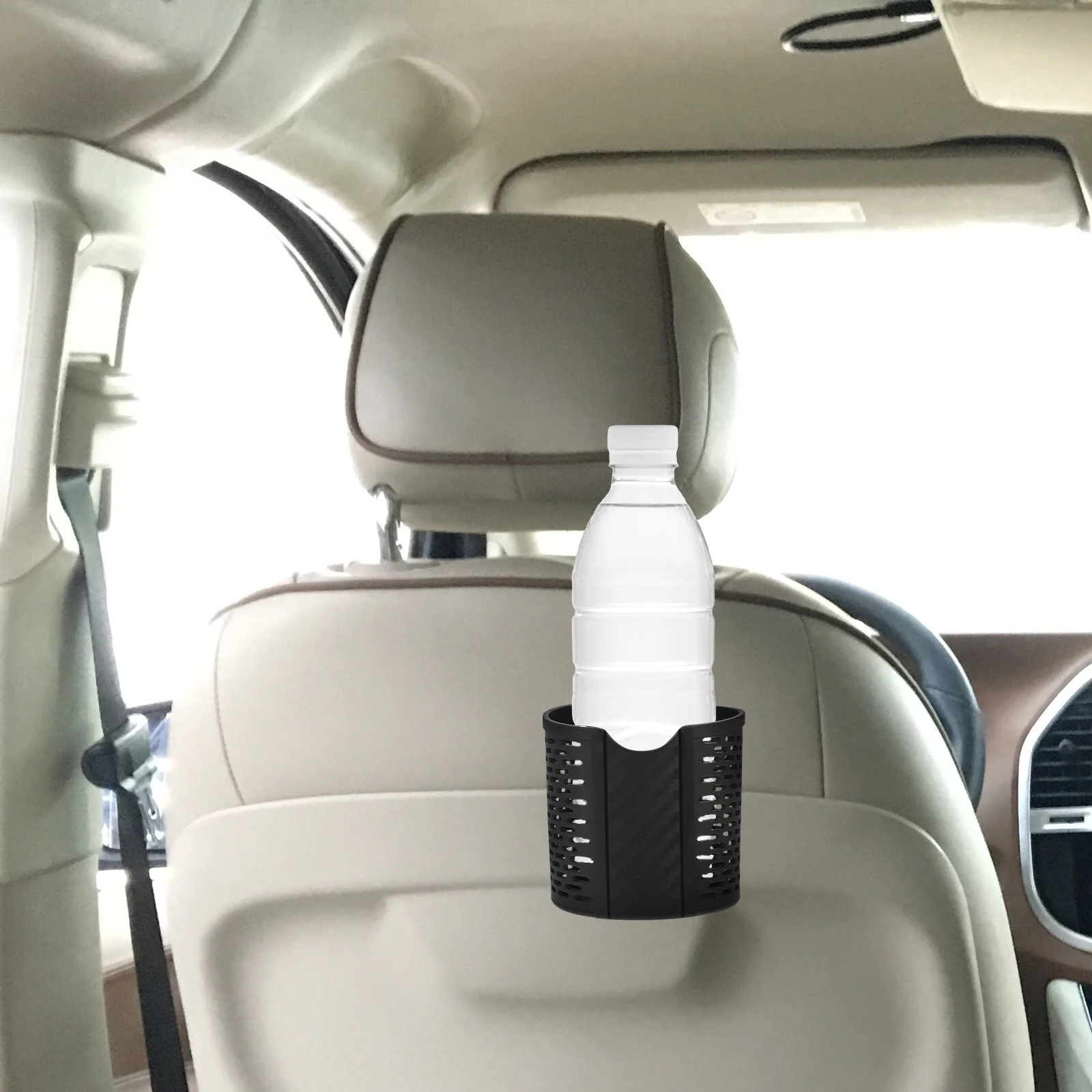 

Durable Car Seat Water Bottle Holder Creative Headrest Cup Organizer Practical Long Term Use Save Space Gift Friends Family