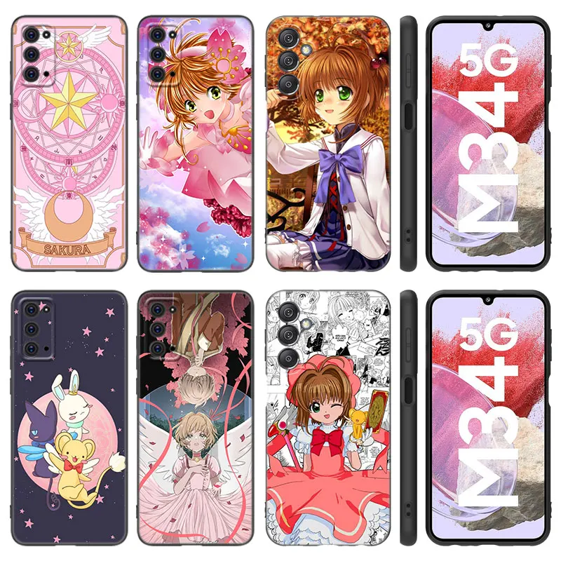 CardCaptor Sakura Anime Case For Samsung M30 M31 S Note 10 Lite 20 Ultra M04 M13 M32 4G M14 M52 M53 M54 5G M11 M12 M21 M22 M51