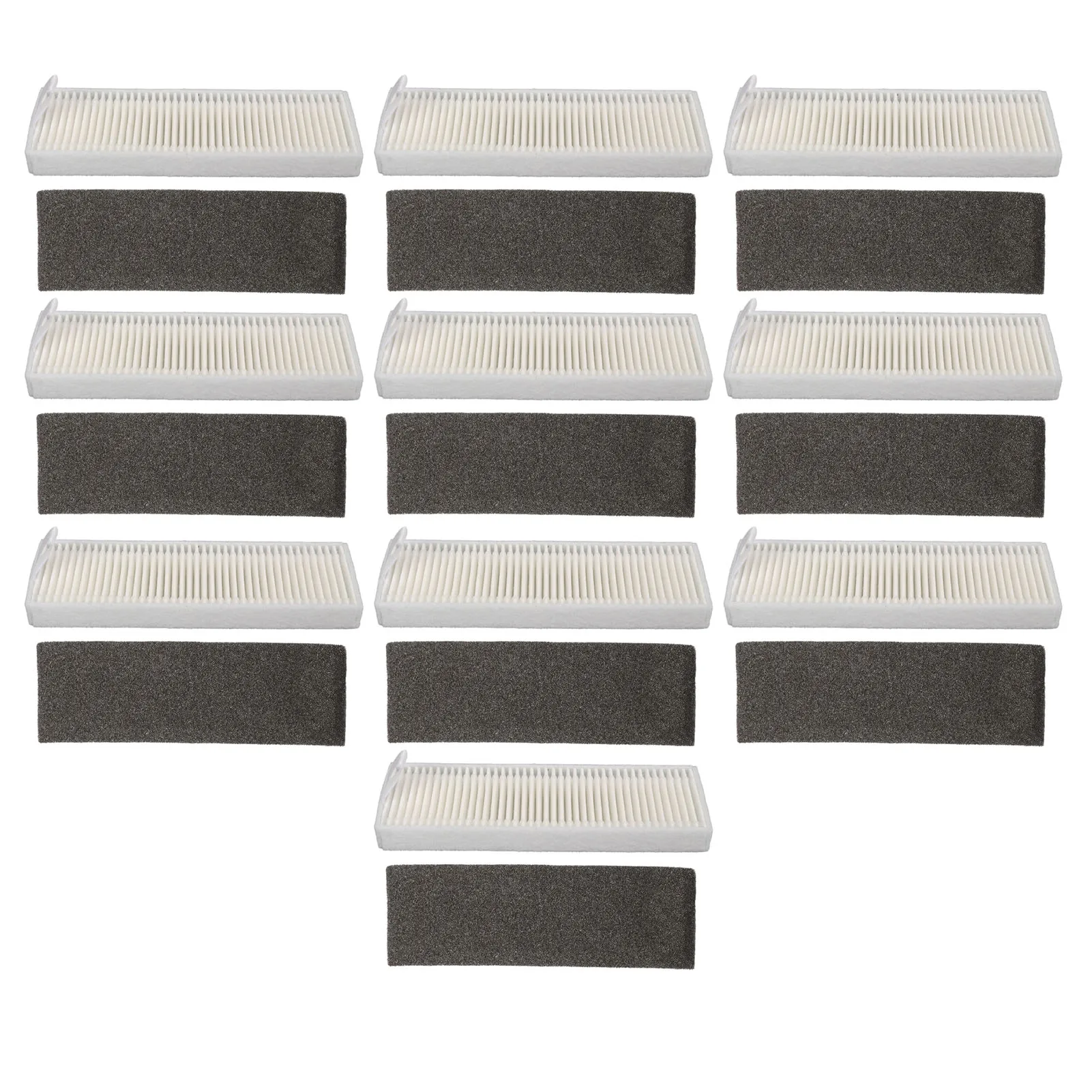 10PCS Robot Vacuum Cleaner Filter Parts Air Filter for Tikom G8000 G8000 Pro for Honiture G20 G20 Pro for Laresar Evol 3