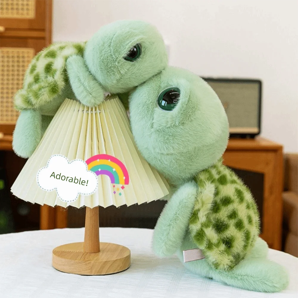 Nieuwigheid Pluizige Zeeschildpad Knuffels Collectie Cartoon Dier Zeeschildpad Kussen Zacht Schattige Schildpad Dier Pop Auto Decor
