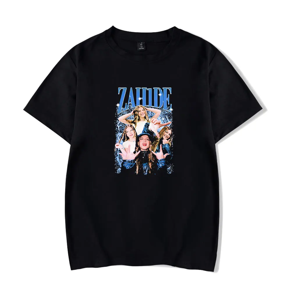 

Zahide Short Sleeve Merch Tee Women Men Crewneck Fashion T-shirt Unisex Tops