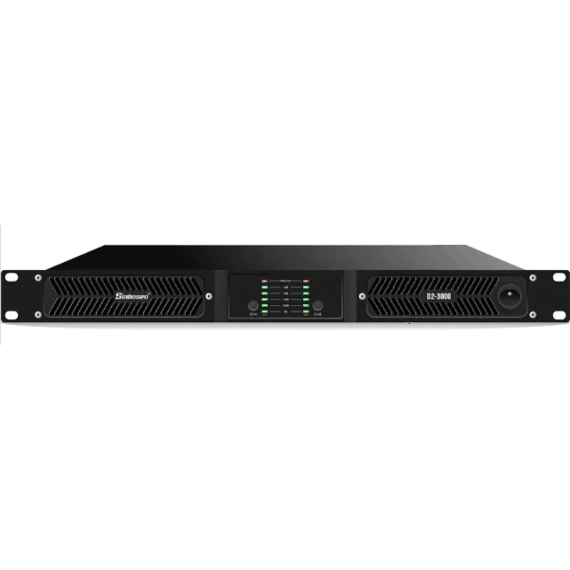 D2-3000 good for subwoofer 2 channel 1u digital power amplifier 3000 watts