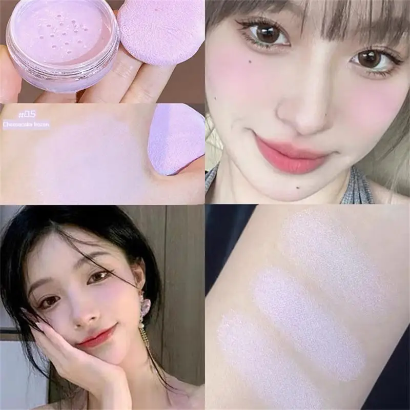 Cheek Rouge Natural Cheek Tint Blush Soft Shiny Powder Face Contouring Face Brighten Female Beauty Blush Powder 6 Color