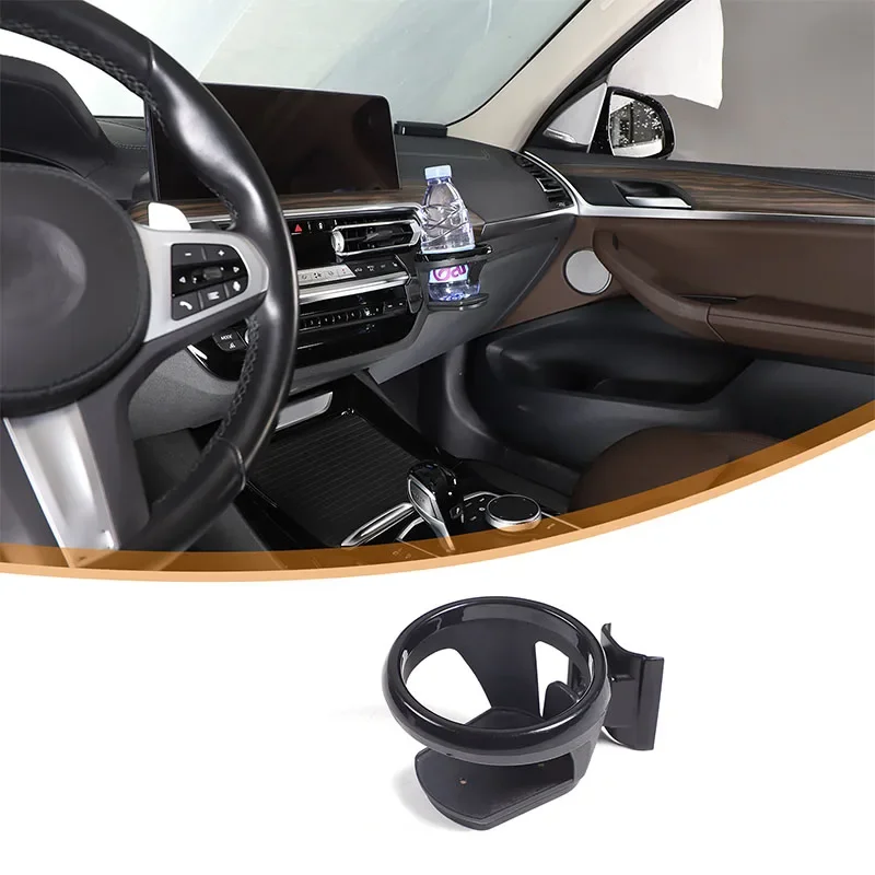 

For BMW X3 X4 G01 G02 2022+ Car Center Control Air Outlet Side Water Cup Holder ABS Installation on the Right Accessories LHD