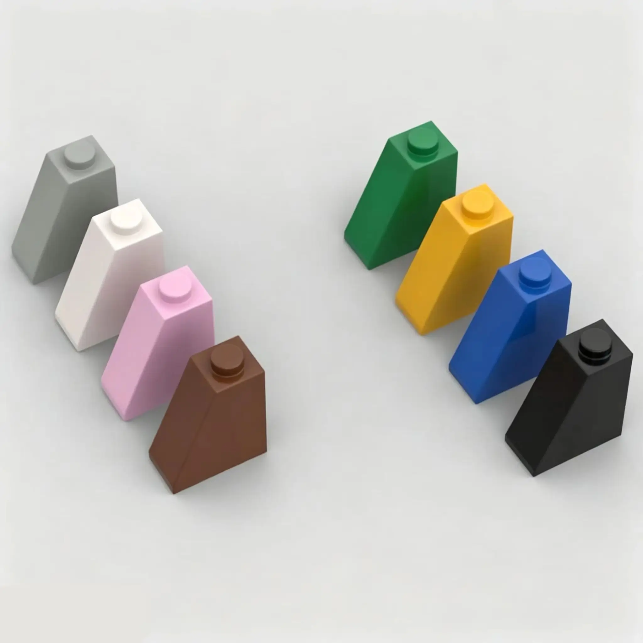 

45PCS Part Bricks 60481 Slope 2x1x265 Building Blocks Set Slope House Particle Assembles Puzzle DIY Toys Kids Birthday Gifts