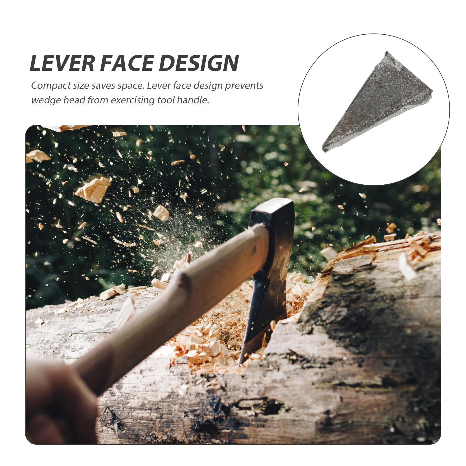 

20Pcs Carbon Steel Hammer Wedge Durable Handle Fixing Installation Repair Tool Practical Reinforcement Wedge Repair Tool