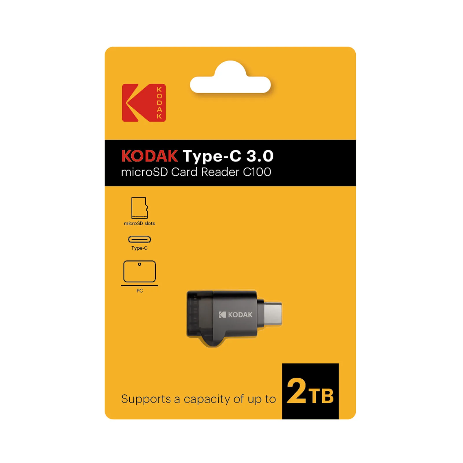 Kodak Type-C Card Reader TF Micro SD Card High-speed Transmission