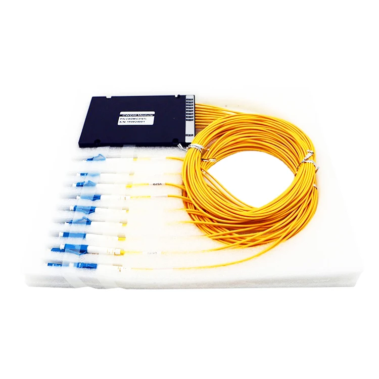 Module 1270-1610nm Wavelength Division Multiplexer 8 Channel Fiber Optic Wdm Splitter