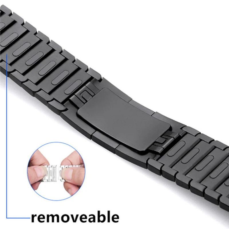 Titanium Link Bracelet For Apple Watch Ultra 49mm 45mm 42MM 44mm Men Strap For iWatch Series 8 7 6 5 4 Luxury Wristband Correa