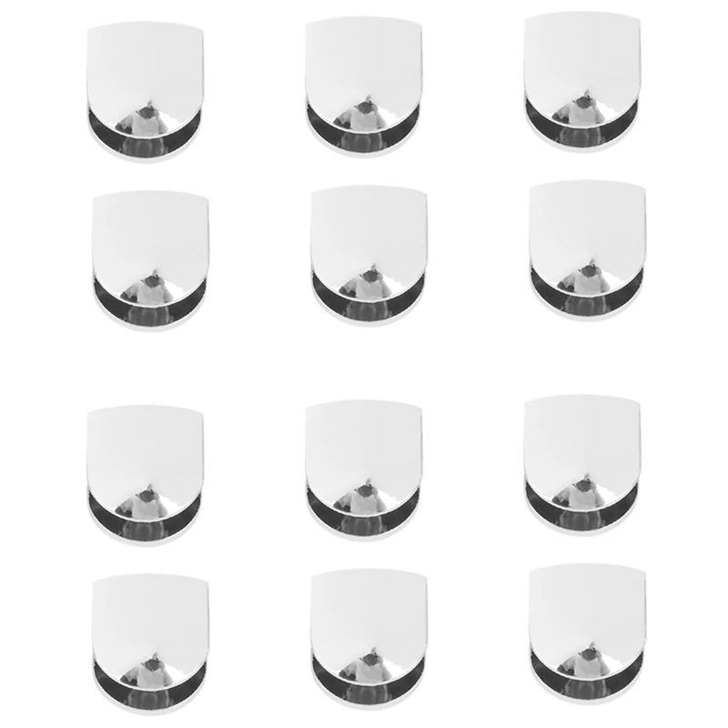 

M12K-12 PCS Adjustable Glass Clamps 6 Mm Glass Bracket Zinc Alloy Glass Shelves Holder Glass Clip For Bathroom Kitchen