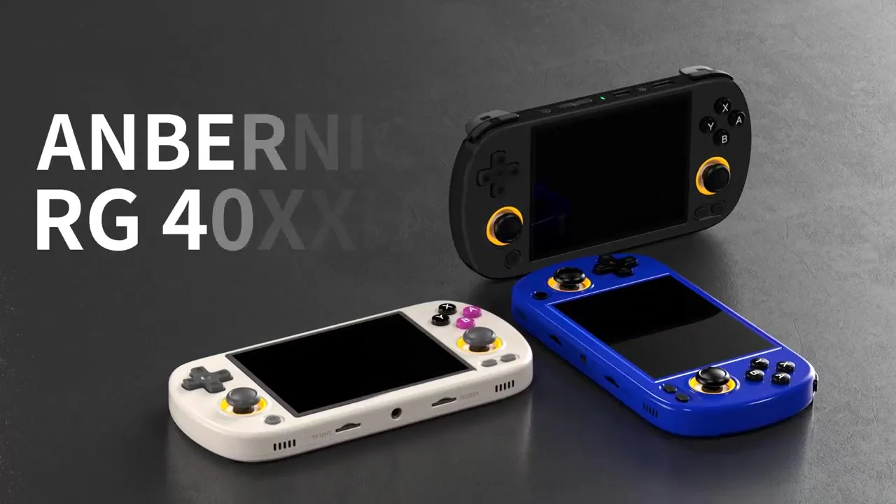 Anbernic RG40XX H レトロハンドヘルドゲーム機 4.0インチIPS Linux 64