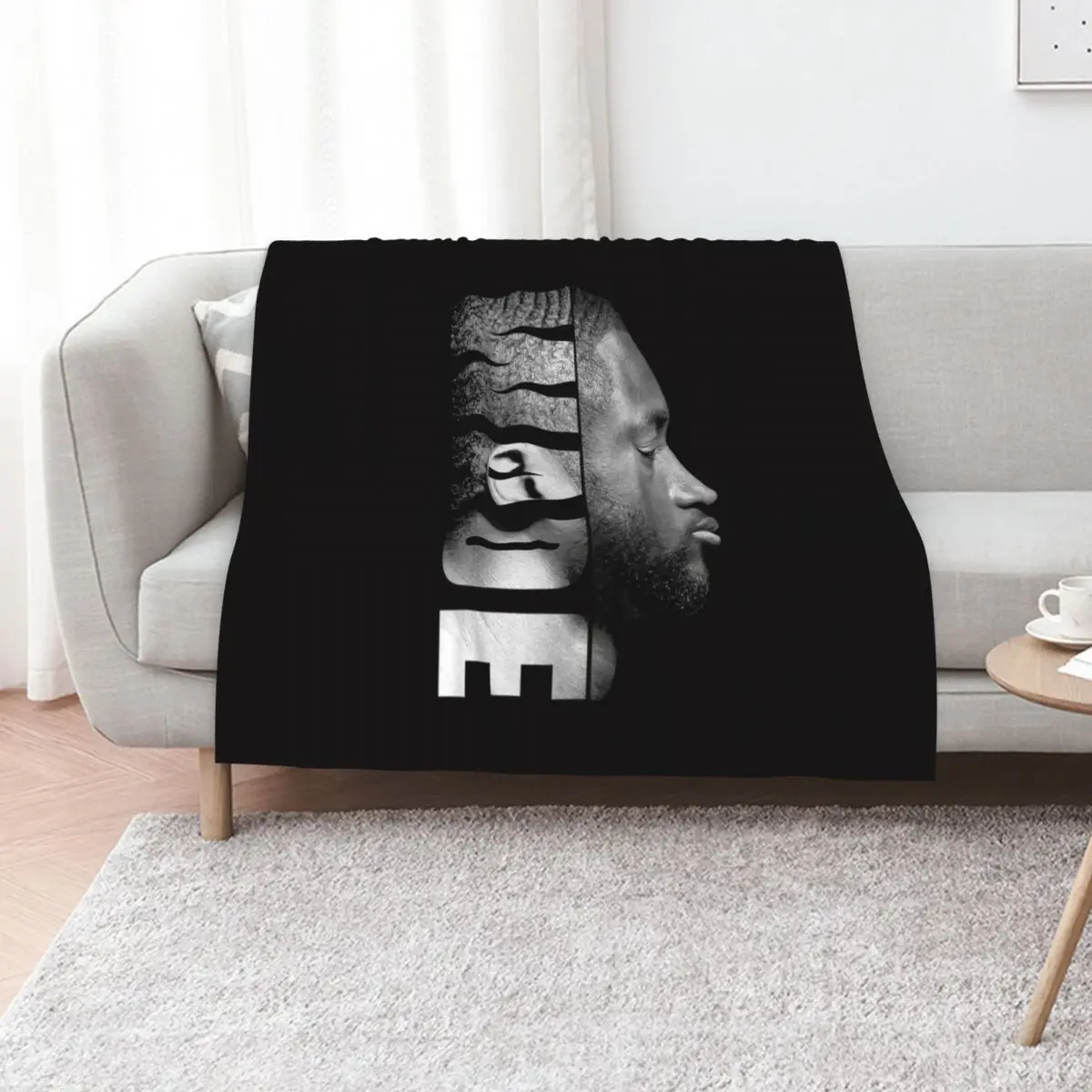 Dwyane Wade - Black / White Throw Blanket Soft Plush Plaid Moving christmas decoration Single Soft Big Decorative Sofa Blankets