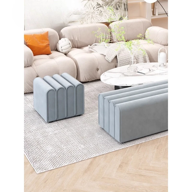 Nordic Home Door Schuhwechselhocker, Fußsofahocker