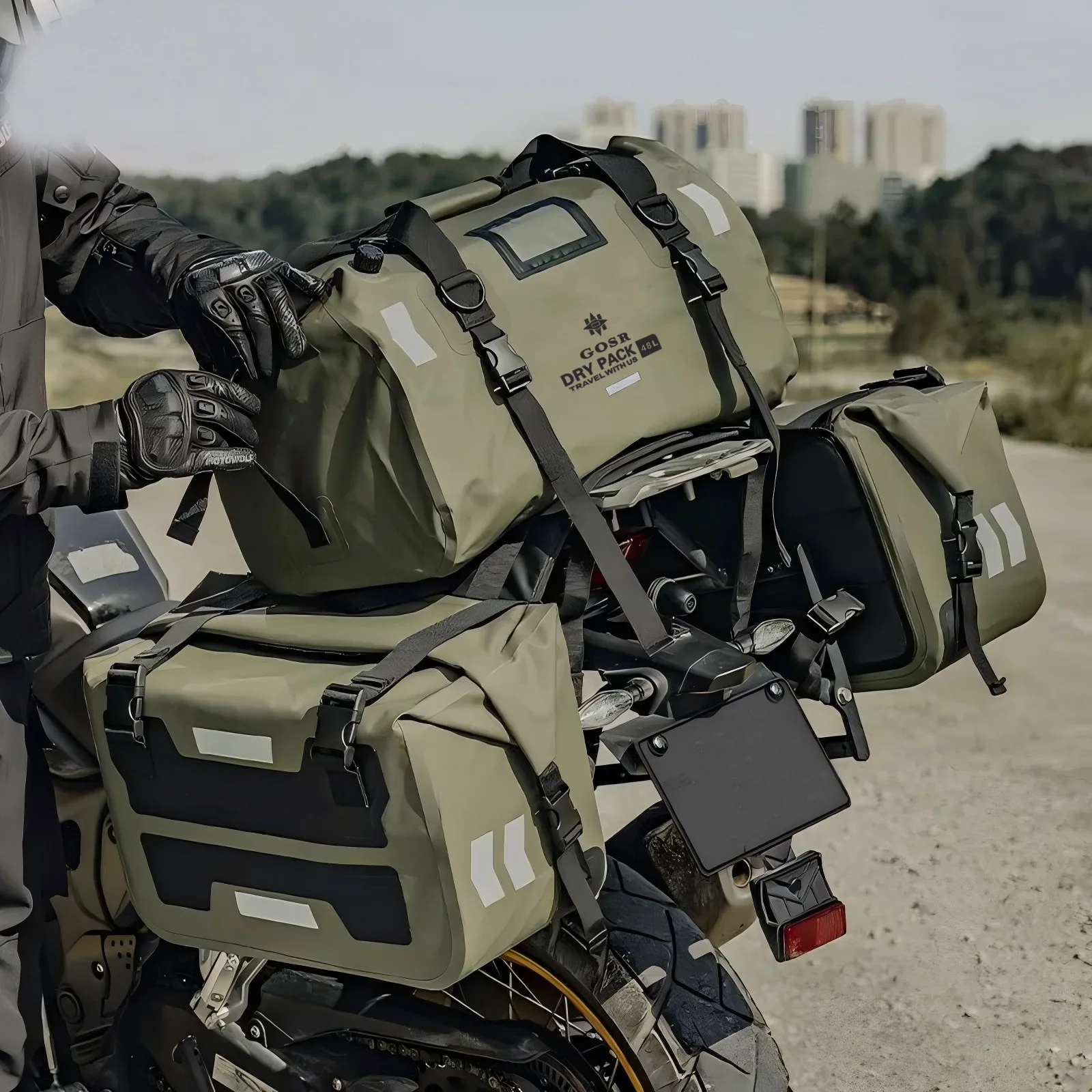 30L x2 오토바이 새들백 방수 퀵 릴리즈 사이드 패 - Panniers Waterproof Rear 리뷰 및 가격