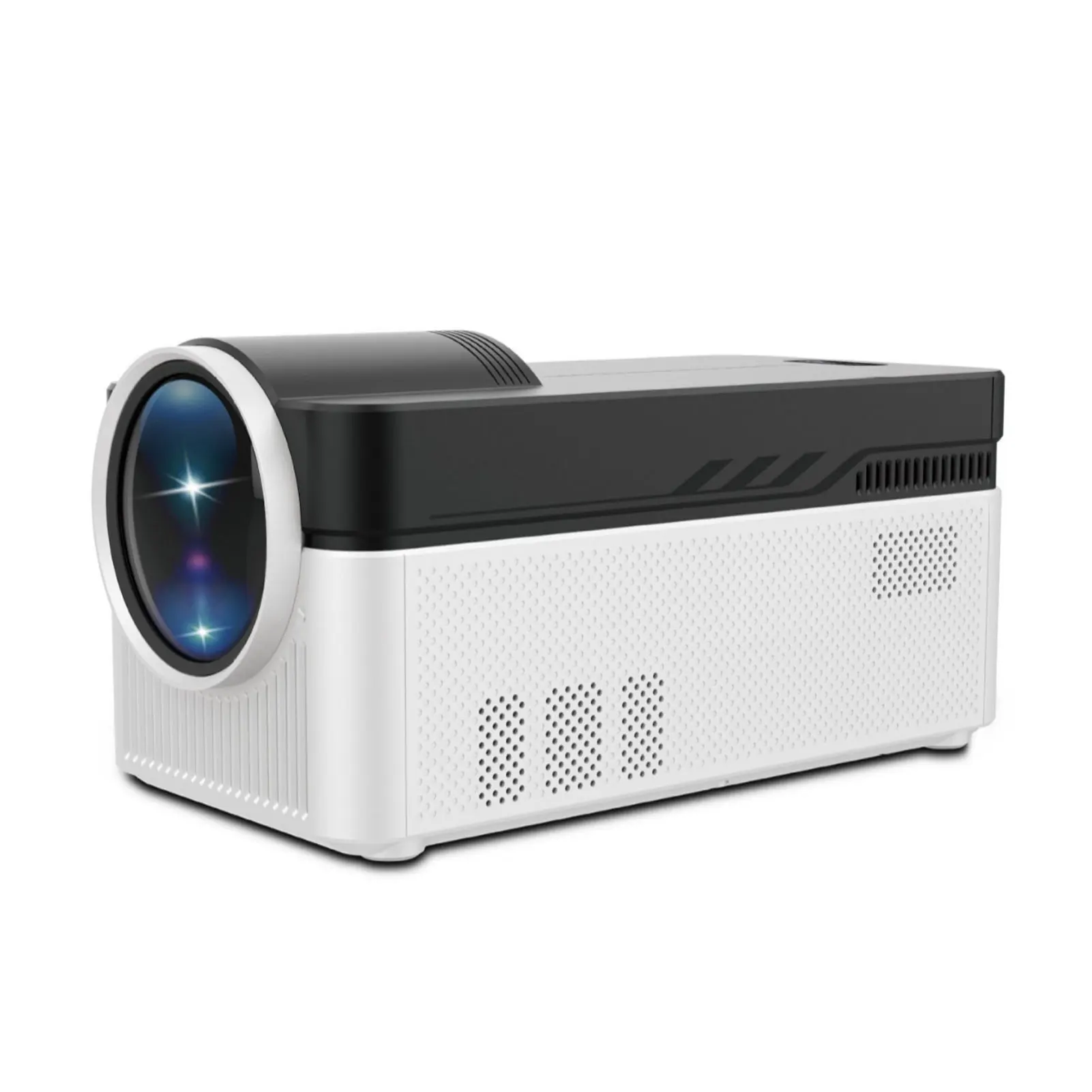 In Stunning Visuals With HY450 Projector Ouad-core ARM Cortex-A53 WiFi LED Light