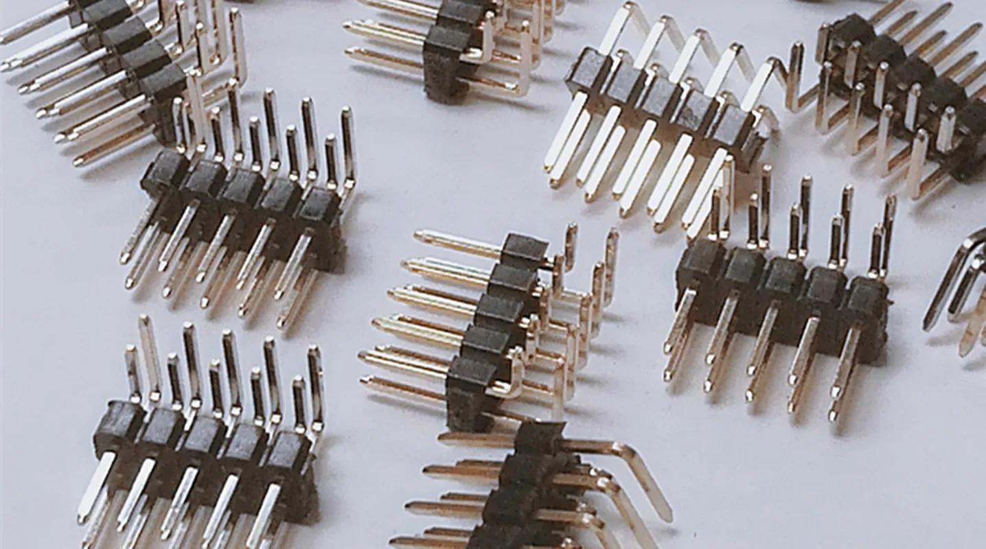 

2.54MM pin header Double row curved needle 2*3P/4/5/6/7/8/9/10/12/15/20PIN 0.8U Connector