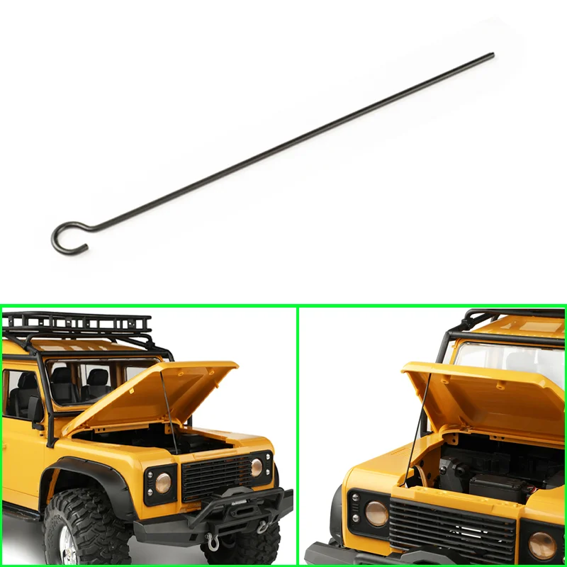 Metal Cover Support Rod for 1/10 RC Crawler Car Traxxas RCDream TRX4 Defender TRX6 AXIAL SCX10 II 90046 RC4WD Diy Parts