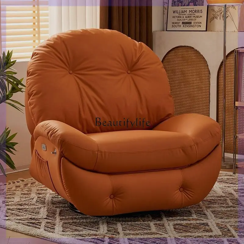 

Rotating multifunctional sofa Small apartment Living room Lazy recliner First class single sofa