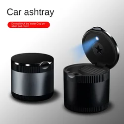 Metal Flame Retardant Ashtray for Mercedes Benz C E GLK M GL MB GLC AMG A200 C63 GLE GLA E Class W124 Car Products